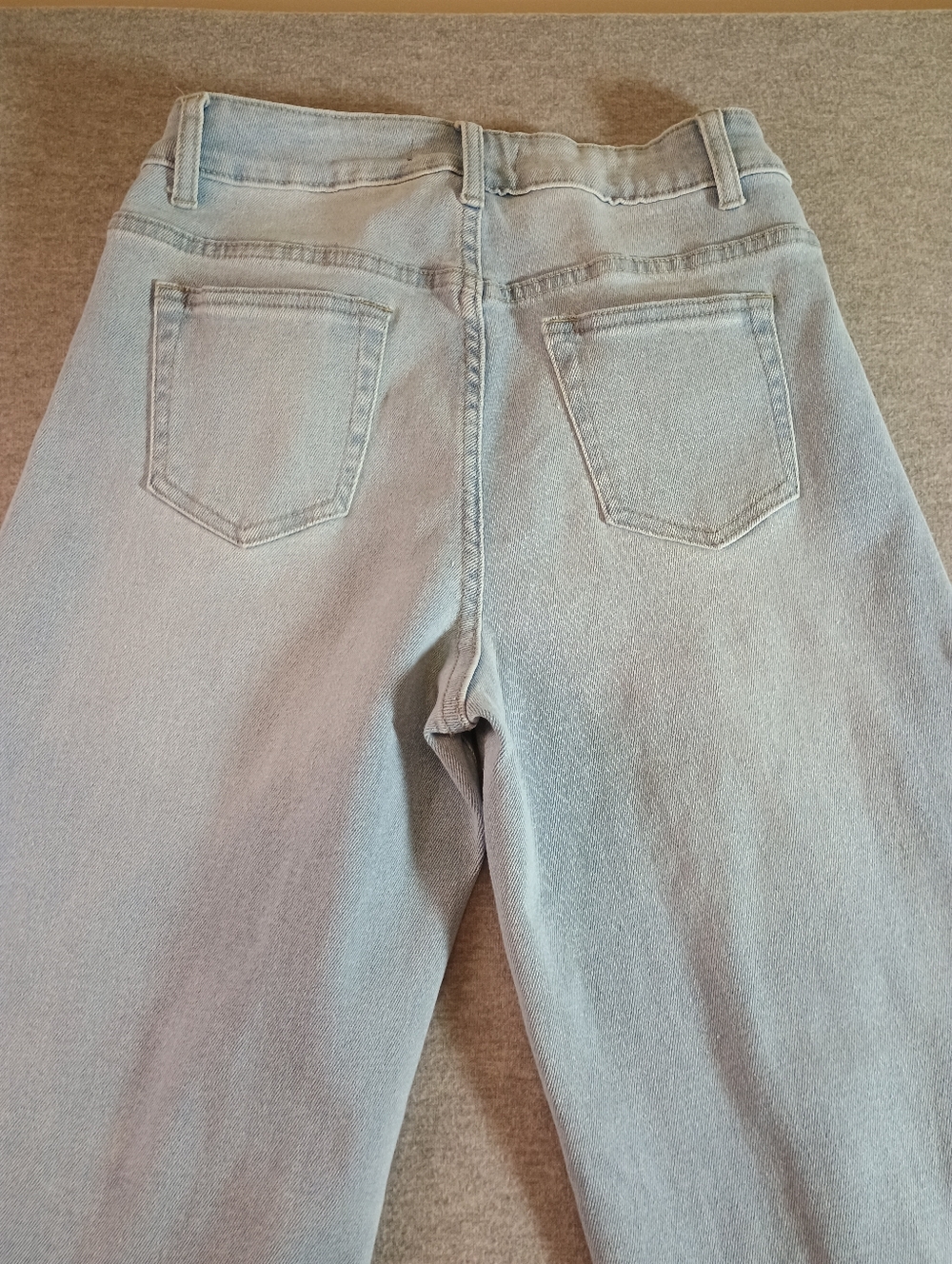Lilac Sunset Light Blue Women's Size 3 Baggy Straight-Leg Jeans - Picture 8 of 9